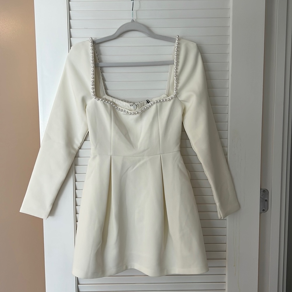 The Ultimate Muse Pearl Dress in White by Odd Muse